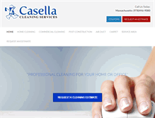 Tablet Screenshot of casellacleaning.com
